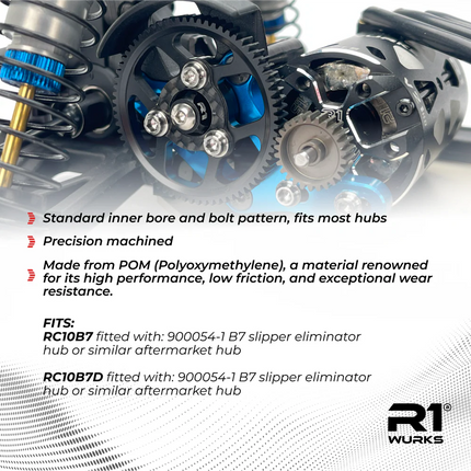 R1WURKS Slipper Eliminator Gear, 48P (69T or 72T) – 900055-69 / 900055-72