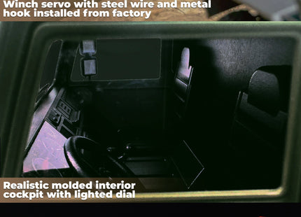 HobbyPlus CR-18P Terranaut 8×8 AWS RC Crawler (1/18 Scale)  Model: 1810800-GN