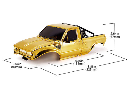 INJORA Limited Edition IR60 Pickup Hard Body for 1/18 TRX-4M (Gold) – IR60-GD