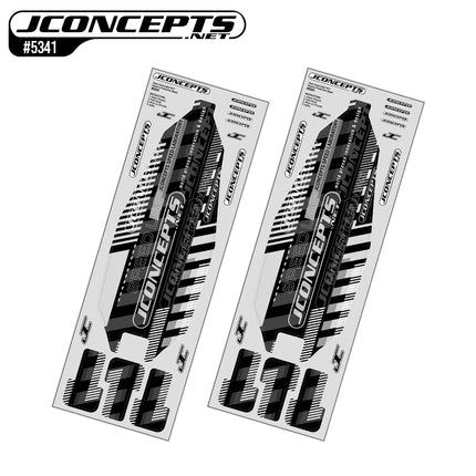 JConcepts Team Associated RC10SC7 Pre-Cut Chassis Protective Sheets (2) (JCO5341)