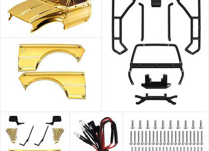 INJORA Limited Edition IR60 Pickup Hard Body for 1/18 TRX-4M (Gold) – IR60-GD