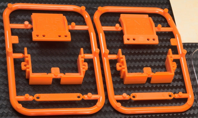 PN Racing PNR Concept C9 Body Mounting Kit Set (Orange / White / Yellow)