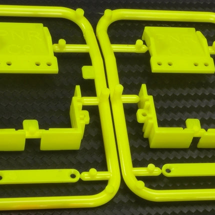 PN Racing PNR Concept C9 Body Mounting Kit Set (Orange / White / Yellow)