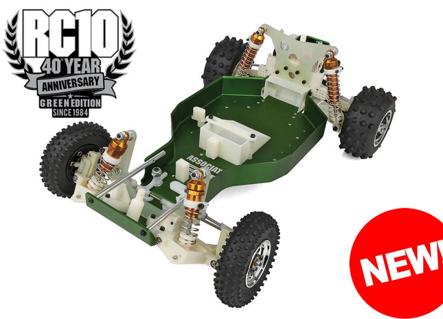 Team Associated RC10 40th Anniversary 1/10 Electric 2WD Buggy Kit (Green) – Limited Edition!
