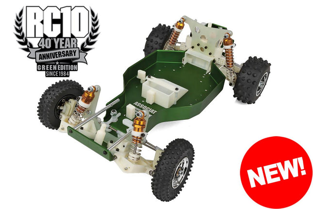 Team Associated RC10 40th Anniversary 1/10 Electric 2WD Buggy Kit (Green) – Limited Edition!