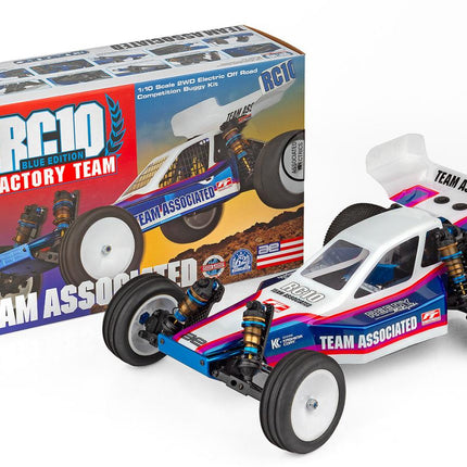 Team Associated RC10 Factory Team "Blue" 1/10 Electric 2WD Buggy Kit – Limited Edition (ASC6058)