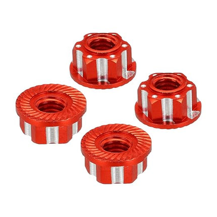 BOOF RC Aluminum M4 Flange Lock Nuts (4pc)