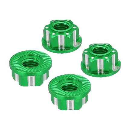 BOOF RC Aluminum M4 Flange Lock Nuts (4pc)