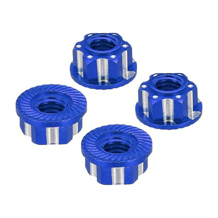 BOOF RC Aluminum M4 Flange Lock Nuts (4pc)
