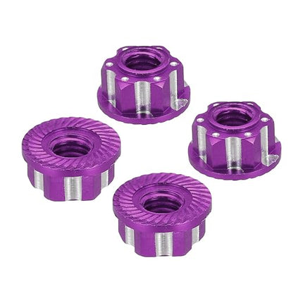 BOOF RC Aluminum M4 Flange Lock Nuts (4pc)