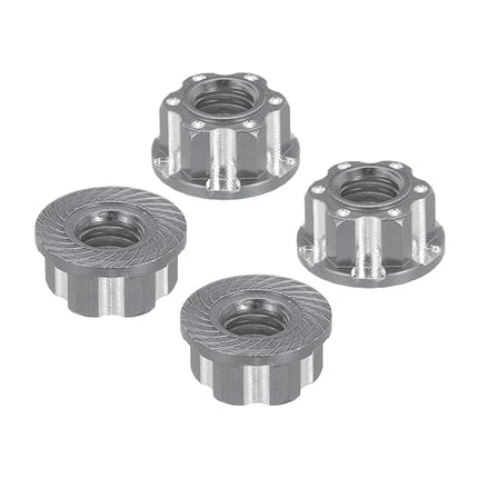 BOOF RC Aluminum M4 Flange Lock Nuts (4pc)