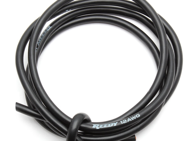 Reedy Pro Silicone Wire (Black) – 1 Meter (12 AWG)  SKU: ASC647
