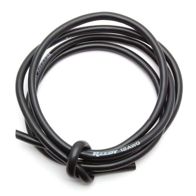 Reedy Pro Silicone Wire (Black) – 1 Meter (12 AWG)  SKU: ASC647