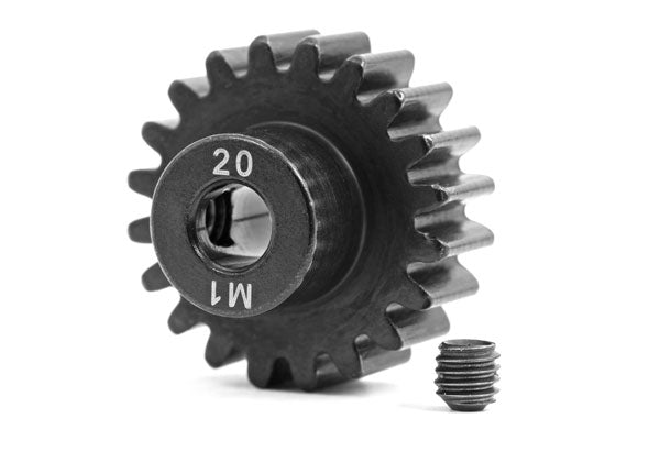Traxxas Machined Mod 1.0 Pinion Gear w/5mm Bore (20T) – 6494R