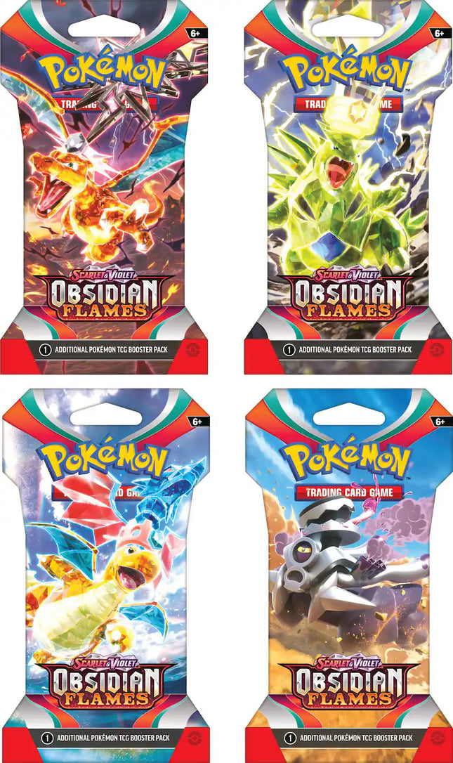 Pokémon TCG: Scarlet &  Violet—Obsidian Flames Sleeved Booster Pack (10 Cards)