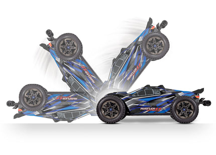 Traxxas Rustler 4X4 VXL Ultimate 1/10 RTR Brushless Stadium Truck w/ TQi Radio & Link Module – 67097-4