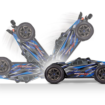 Traxxas Rustler 4X4 VXL Ultimate 1/10 RTR Brushless Stadium Truck w/ TQi Radio & Link Module – 67097-4