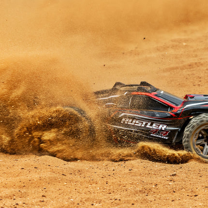 Traxxas Rustler 4X4 BL-2s: 1/10 Scale 4WD Stadium Truck