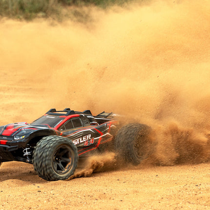 Traxxas Rustler 4X4 BL-2s: 1/10 Scale 4WD Stadium Truck