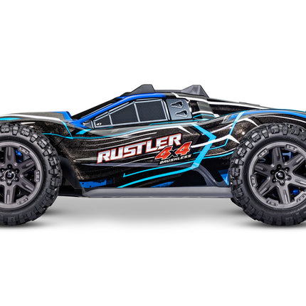 Traxxas Rustler 4X4 BL-2s: 1/10 Scale 4WD Stadium Truck