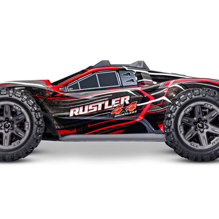 Traxxas Rustler 4X4 BL-2s: 1/10 Scale 4WD Stadium Truck