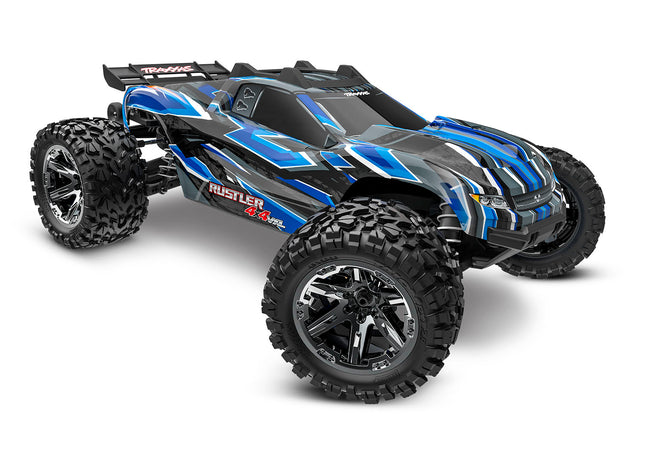 Traxxas Rustler® 4x4 VXL Brushless 1/10 RTR Stadium Truck (Blue, Green, Orange, or Red) – 67376-4