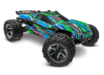 Traxxas Rustler® 4x4 VXL Brushless 1/10 RTR Stadium Truck (Blue, Green, Orange, or Red) – 67376-4