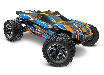 Traxxas Rustler® 4x4 VXL Brushless 1/10 RTR Stadium Truck (Blue, Green, Orange, or Red) – 67376-4