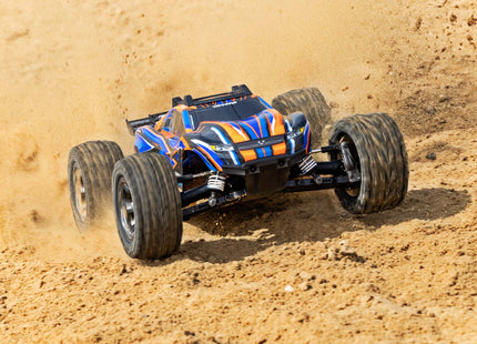 Traxxas Rustler® 4x4 VXL Brushless 1/10 RTR Stadium Truck (Blue, Green, Orange, or Red) – 67376-4