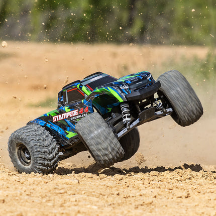 Traxxas Stampede 4X4 VX3 1/10 RTR 4WD Brushless Monster Truck – Choose Color 67454-4