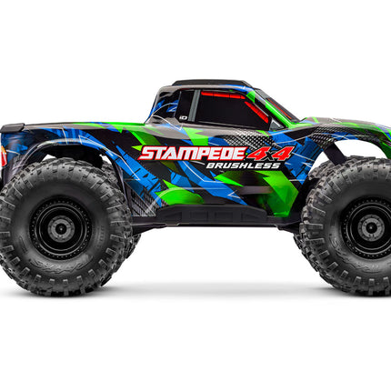Traxxas Stampede 4X4 VX3 1/10 RTR 4WD Brushless Monster Truck – Choose Color 67454-4