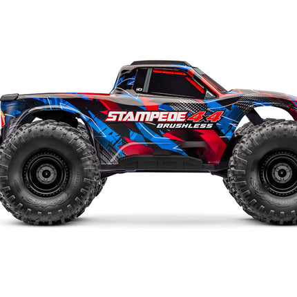Traxxas Stampede 4X4 VX3 1/10 RTR 4WD Brushless Monster Truck – Choose Color 67454-4