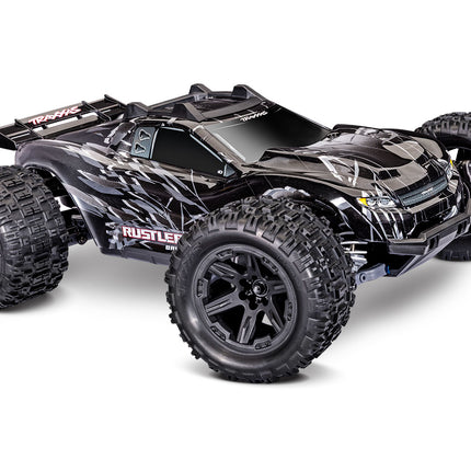 Traxxas Rustler® 4X4 VX3 1/10 RTR 4WD Brushless Stadium Truck (Purple, Red, Green, Blue or Black) w/VX3 ESC, TQi™ Sport 2.4GHz Radio & TSM® (67464-4)