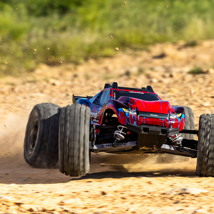 Traxxas Rustler® 4X4 VX3 1/10 RTR 4WD Brushless Stadium Truck (Purple, Red, Green, Blue or Black) w/VX3 ESC, TQi™ Sport 2.4GHz Radio & TSM® (67464-4)