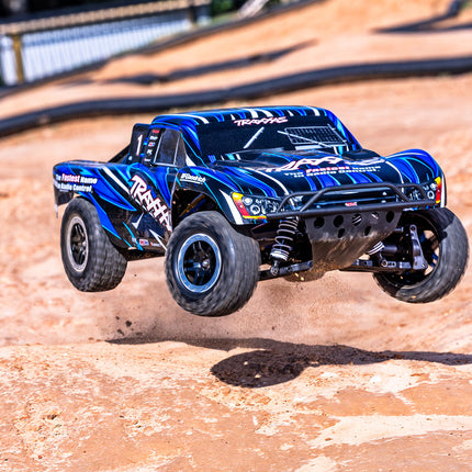 Traxxas Slash® VXL 1/10 RTR 4X4 Brushless Short Course Truck (Blue, Red, Orange, or Green) w/ TQi™ 2.4GHz Radio & TSM 68386-4