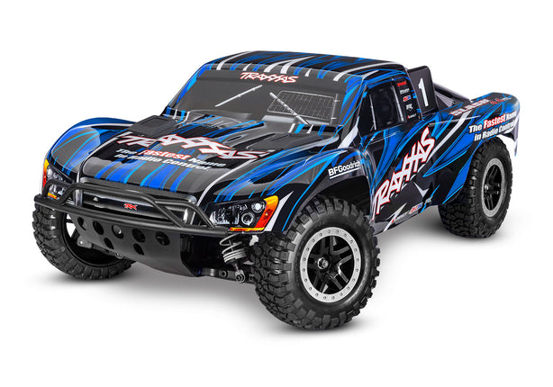 Traxxas Slash® VXL 1/10 RTR 4X4 Brushless Short Course Truck (Blue, Red, Orange, or Green) w/ TQi™ 2.4GHz Radio & TSM 68386-4