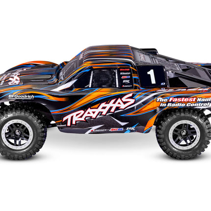 Traxxas Slash® VXL 1/10 RTR 4X4 Brushless Short Course Truck (Blue, Red, Orange, or Green) w/ TQi™ 2.4GHz Radio & TSM 68386-4