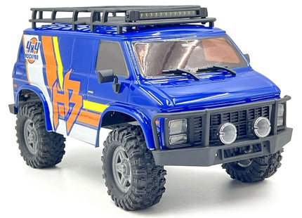 HobbyPlus CR18P EVO V2 Rock Van – Brushed 4x4 RTR Trail Crawler  Gray (HBP1810503-GY) / Blue (HBP1810503-BL)