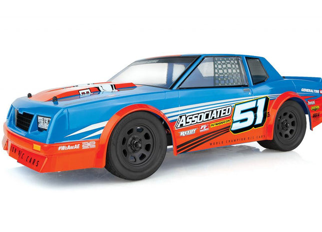 Team Associated SR10M RTR Electric Brushless 2WD Dirt Oval Car (Blue) w/2.4GHz Flysky FS-G4P Radio