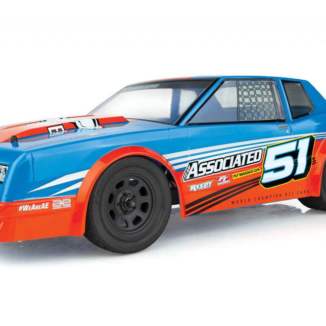 Team Associated SR10M RTR Electric Brushless 2WD Dirt Oval Car (Blue) w/2.4GHz Flysky FS-G4P Radio