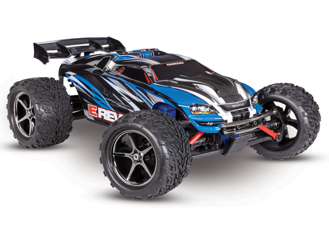 Traxxas E-Revo 1/16 4WD RTR Monster Truck – 71054-8 (Red, Blue, or Red/Blue)
