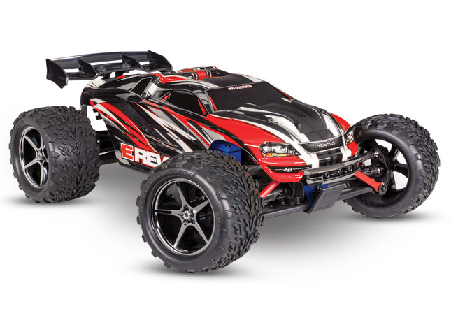 Traxxas E-Revo 1/16 4WD RTR Monster Truck – 71054-8 (Red, Blue, or Red/Blue)