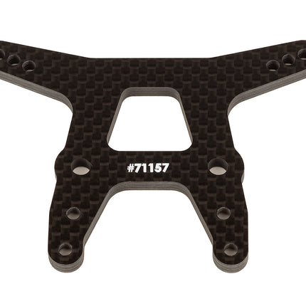 Team Associated RC10T6.4 Carbon Front Shock Tower (Gullwing Arm) [71157]