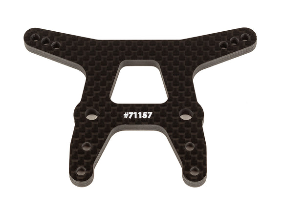 Team Associated RC10T6.4 Carbon Front Shock Tower (Gullwing Arm) [71157]