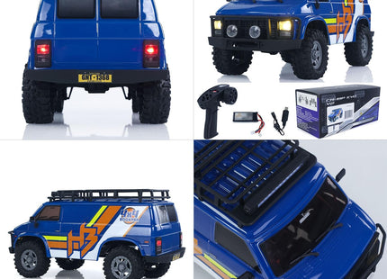 HobbyPlus CR18P EVO V2 Rock Van – Brushed 4x4 RTR Trail Crawler  Gray (HBP1810503-GY) / Blue (HBP1810503-BL)