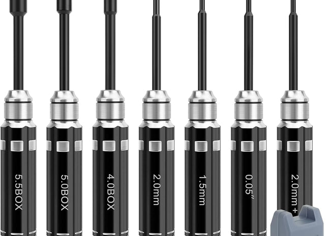 BOOF RC 7-Piece RC Screwdriver Tool Set Part #: BFLFTOOL074