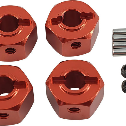 BOOF RC 12mm Aluminum Wheel Hex Hub Adapter (Replaces Traxxas 3654)