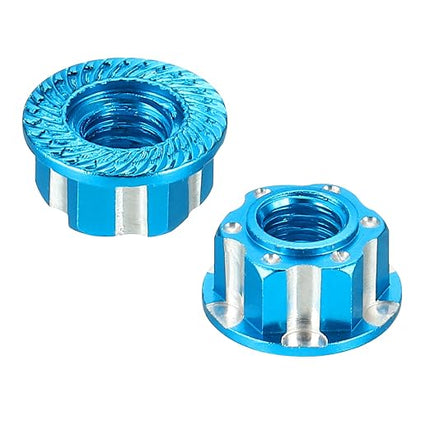 BOOF RC Aluminum M4 Flange Lock Nuts (4pc)