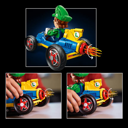 LEGO Super Mario: Mario Kart – Luigi & Mach 8 Building Set 72050