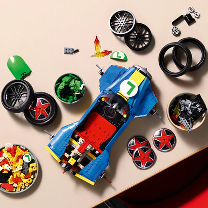 LEGO Super Mario: Mario Kart – Luigi & Mach 8 Building Set 72050
